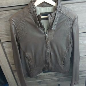 Leather jacket